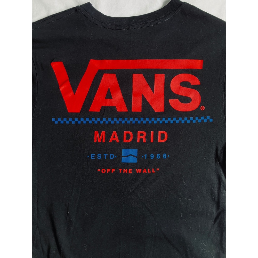 Vans Rare Collectible Madrid Graphic T-Shirt Women's Small